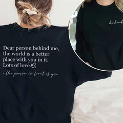 Be Kind Christian Graphic Sweatshirt for Women | Inspirational Faith-Based Apparel