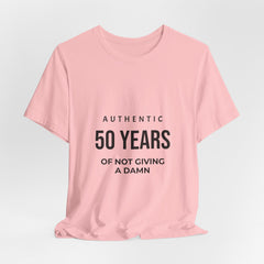 50 Years of Not Giving a Damn Tee — 'Glory to God' Back Print