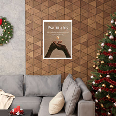 Psalm 46:5 Matte Poster — Inspirational Religious Wall Art