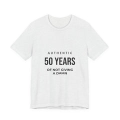 50 Years of Not Giving a Damn Tee — 'Glory to God' Back Print