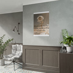 Rooted & Built Up in Him Christian Rolled Poster | Colossians 2:7 Wall Art | Family of Grace