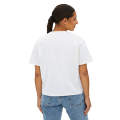 Daughter of the King Women's Boxy Tee — Christian Faith Crown Graphic