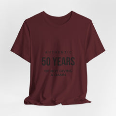 50 Years of Not Giving a Damn Tee — 'Glory to God' Back Print