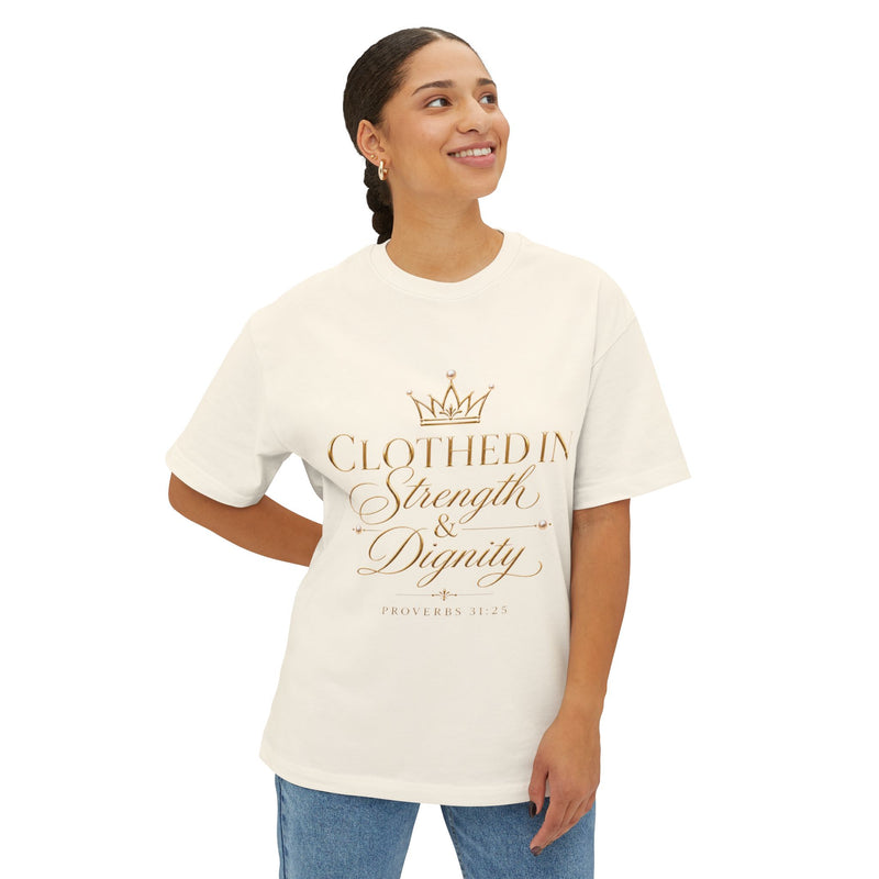 Daughter of Strength™ Luxury Faith Statement Tee for Women