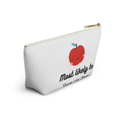 Most Likely To Accessory Pouch — "Share Like Jesus" Cute Apple Makeup Bag