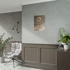 Rooted & Built Up in Him Christian Rolled Poster | Colossians 2:7 Wall Art | Family of Grace