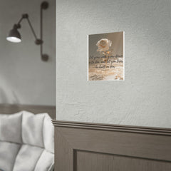 Rooted & Built Up in Him Christian Rolled Poster | Colossians 2:7 Wall Art | Family of Grace