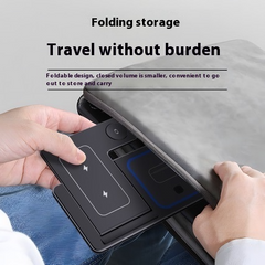 3 In 1 LED Fast Wireless Charger Stand Foldable Charging Station for all types phones.