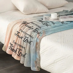 Christian Bible Verse Blanket for Women | Faith-Based Apparel | Family of Grace