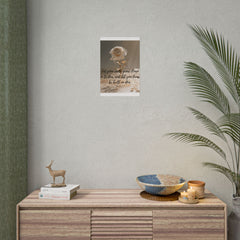 Rooted & Built Up in Him Christian Rolled Poster | Colossians 2:7 Wall Art | Family of Grace