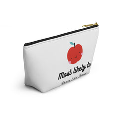 Most Likely To Accessory Pouch — "Share Like Jesus" Cute Apple Makeup Bag