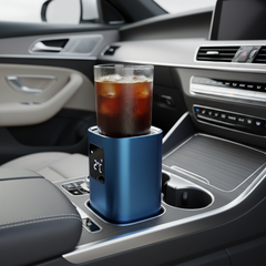 Car Cup Cooler Blue Lifestyle