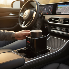 Car Cup Warmer Black Lifestyle