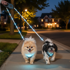 Dual Dog Night Walk