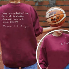 Be Kind Christian Graphic Sweatshirt for Women | Inspirational Faith-Based Apparel