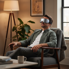 Eye Massager Man Lifestyle