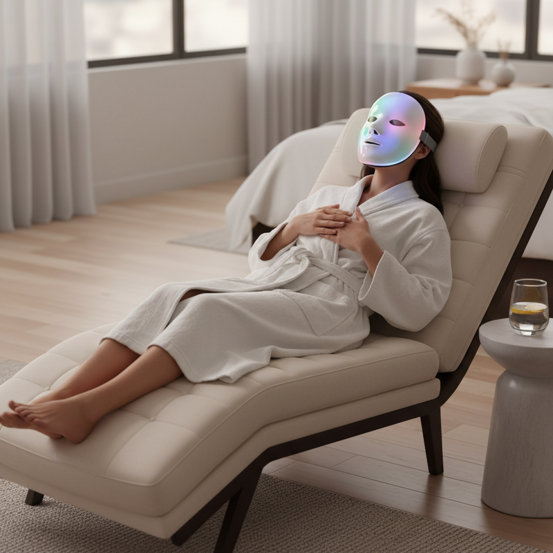 LED Face Mask Spa Lifestyle