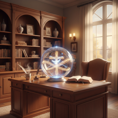 Luminous Crystal Globe - Church Office