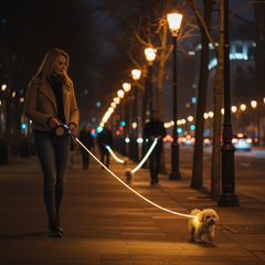 Night Walk with LED Leash
