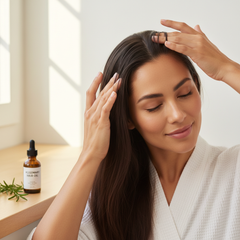 Rosemary Oil Scalp Massage