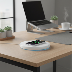 Wireless Charger Desk Lifestyle